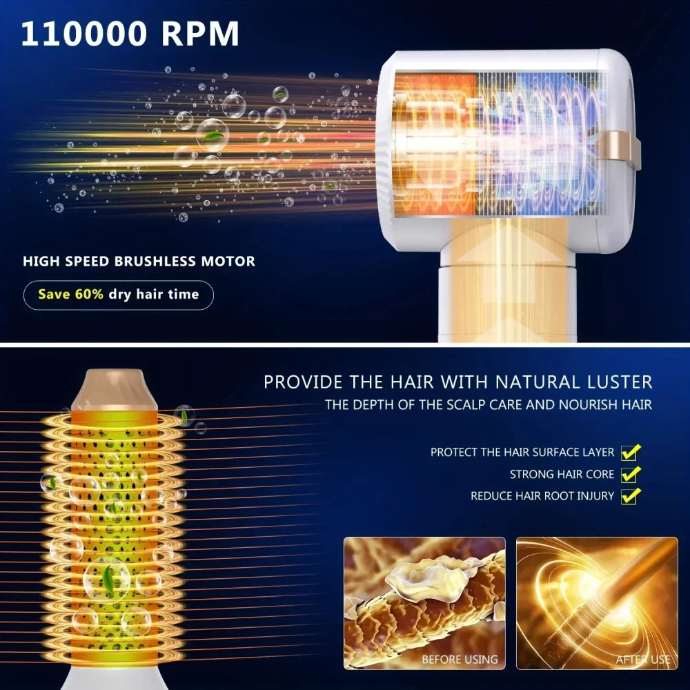 Vibeloo 7 in 1 Hair Dryer Brush