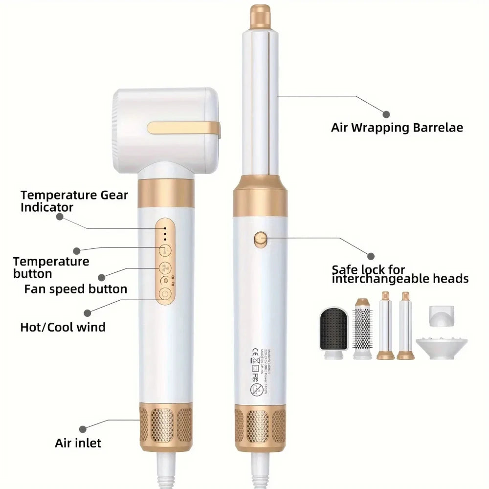 Vibeloo 7 in 1 Hair Dryer Brush